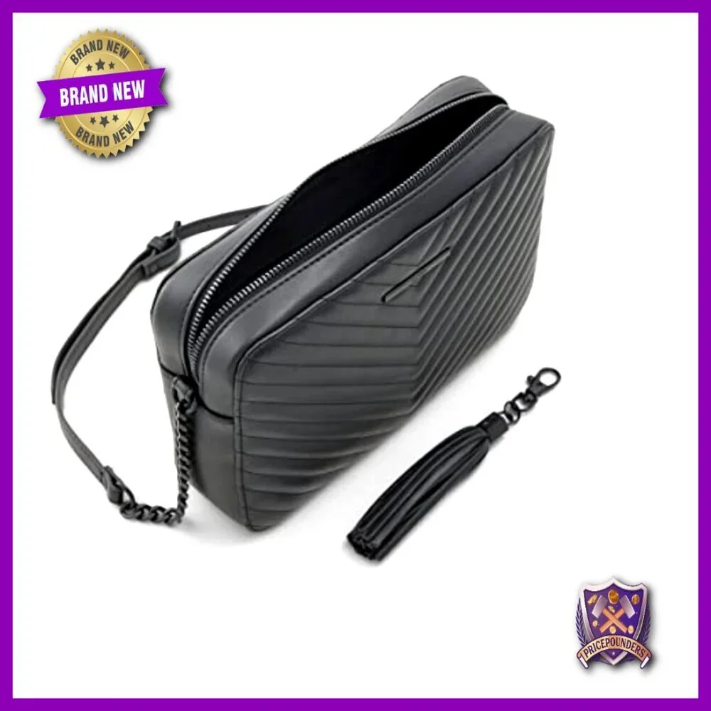 Synthetic Crossbody Bag Versatile Shoulder Wear Chic Minimal Functional Compact - Picture 5 of 7